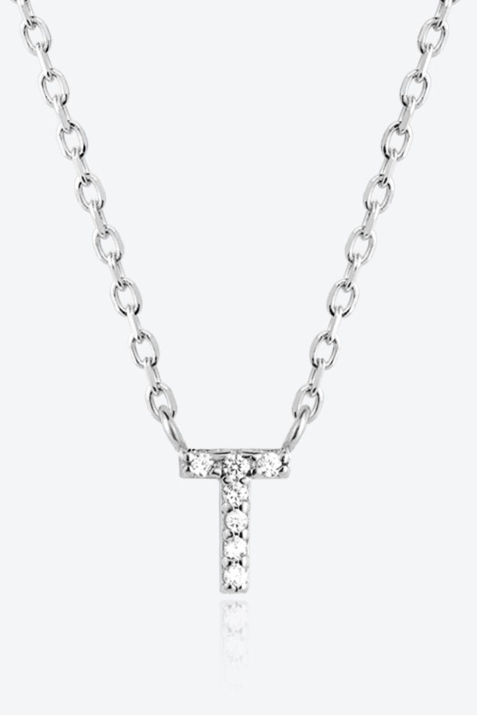 Q To U Zircon 925 Sterling Silver Necklace | Jewelry