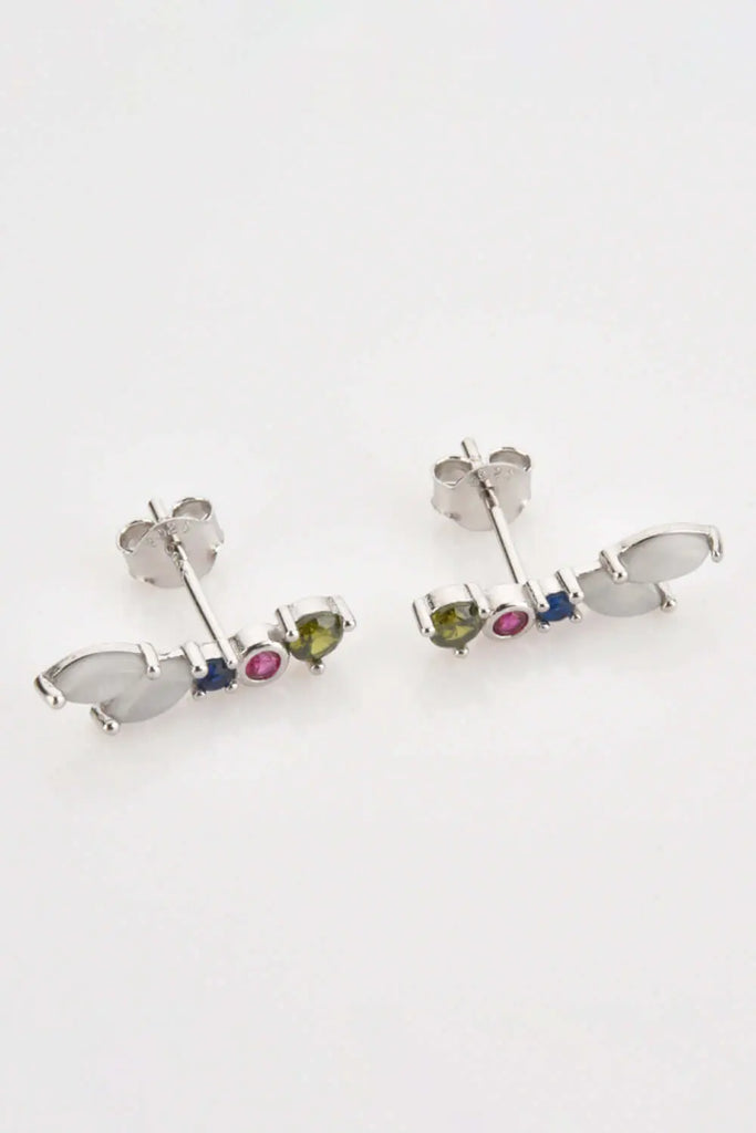 Zircon 925 Sterling Silver Earrings | Jewelry