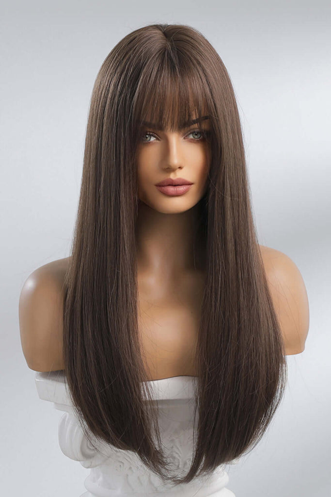 Full Machine Long Straight Synthetic Wigs 26'' | Hair