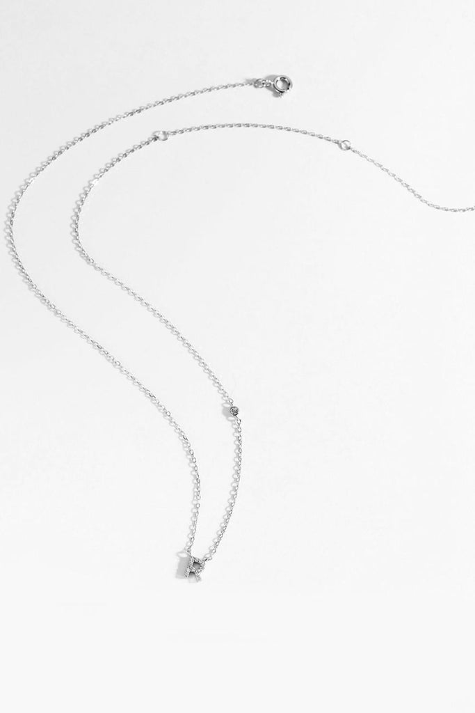 Q To U Zircon 925 Sterling Silver Necklace | Jewelry