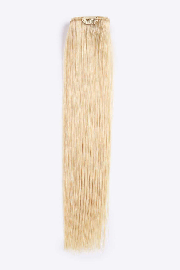 18" 120g Clip-In Hair Extensions Indian Human Hair in Blonde | Hair