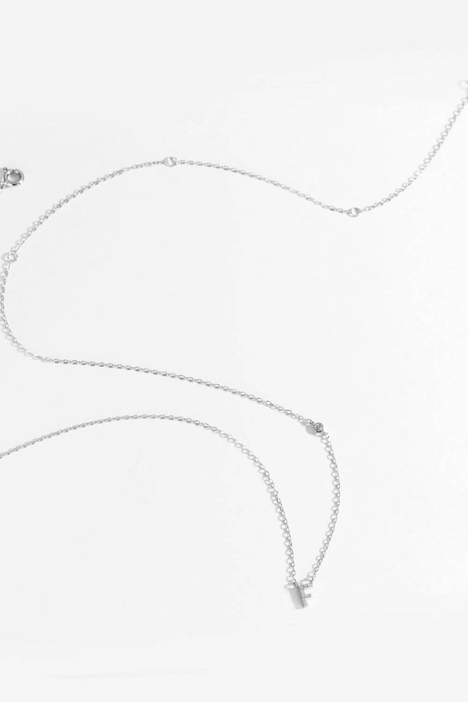 A To F Zircon 925 Sterling Silver Necklace | Jewelry