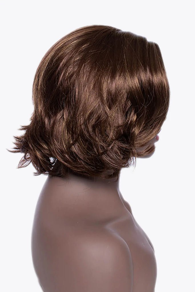 Full Machine Short Wave Bobo Wigs in Brown 10'' | Hair