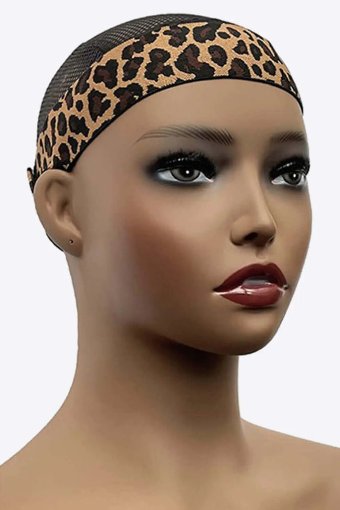 4-Pack Leopard Elastic Soft Wig Grips | Hair