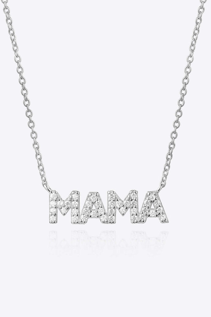 MAMA Zircon 925 Sterling Silver Necklace | Jewelry