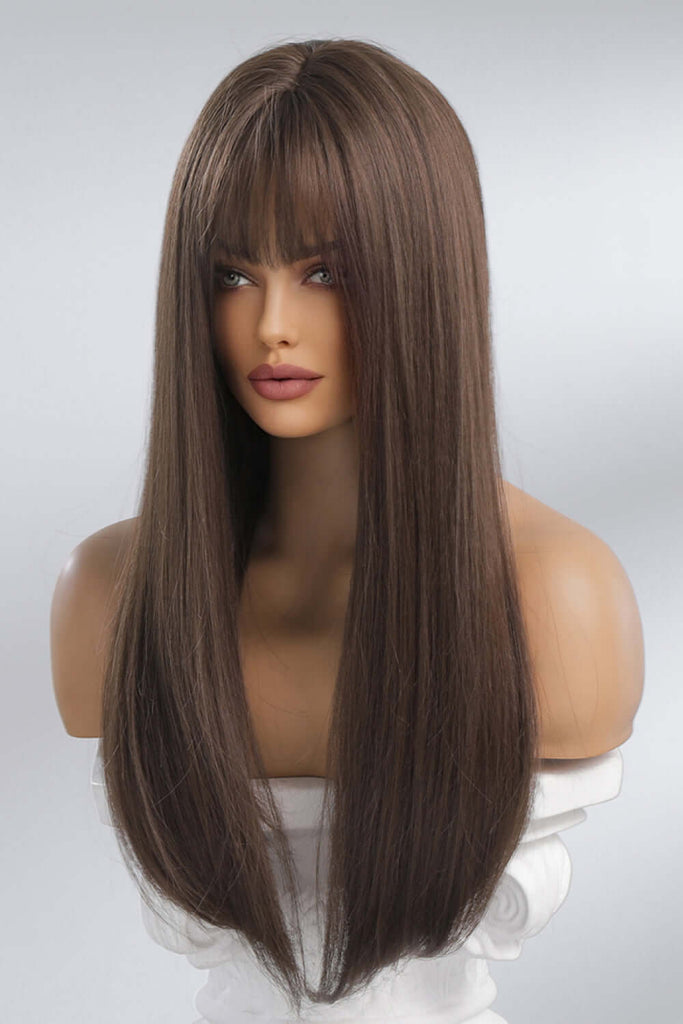 Full Machine Long Straight Synthetic Wigs 26'' | Hair