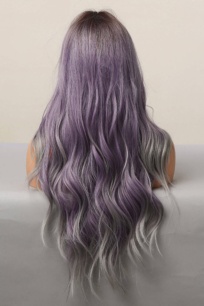 Elegant Wave Full Machine Synthetic Wigs in Purple 26'' | Hair