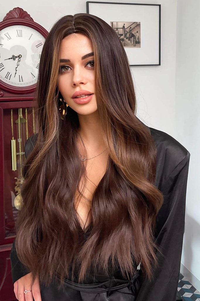 Full Machine Long Wave Synthetic Wigs 26'' | Hair