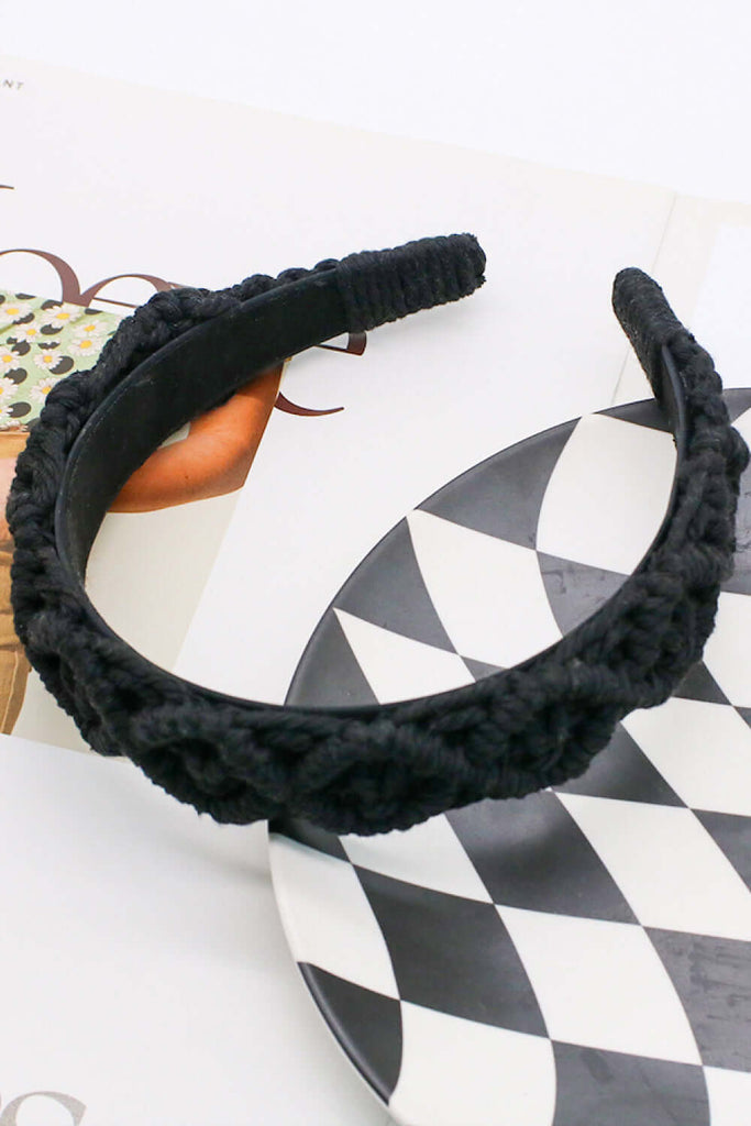 Can't Stop Your Shine Macrame Headband | Hair