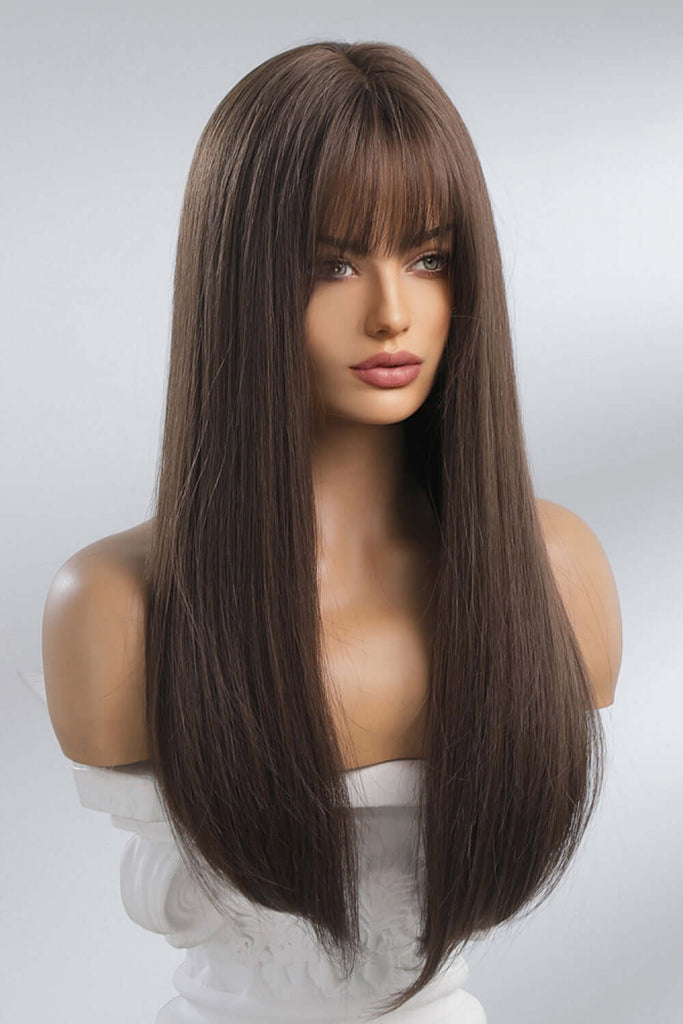 Full Machine Long Straight Synthetic Wigs 26'' | Hair