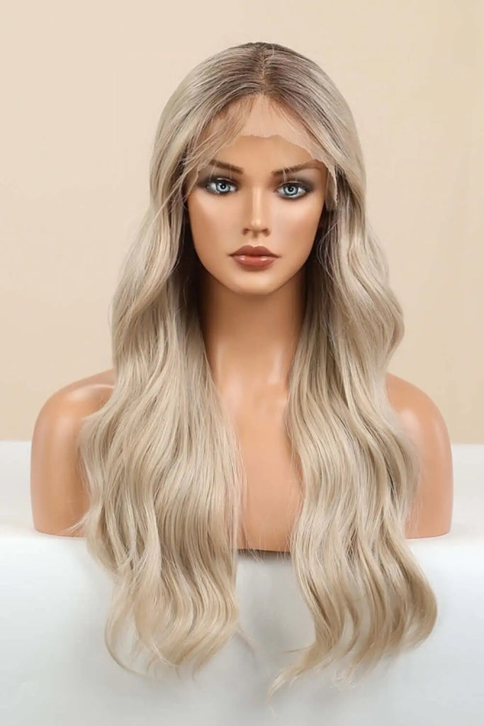 13*2" Wave Lace Front Synthetic Wigs in Gold 26" Long 150% Density | Hair