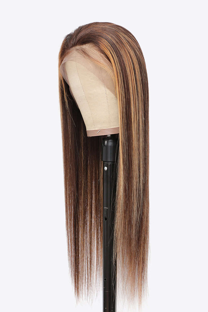 18" 160g Highlight Ombre #P4/27 13x4 Lace Front Wigs Human Virgin Hair 150% Density | Hair