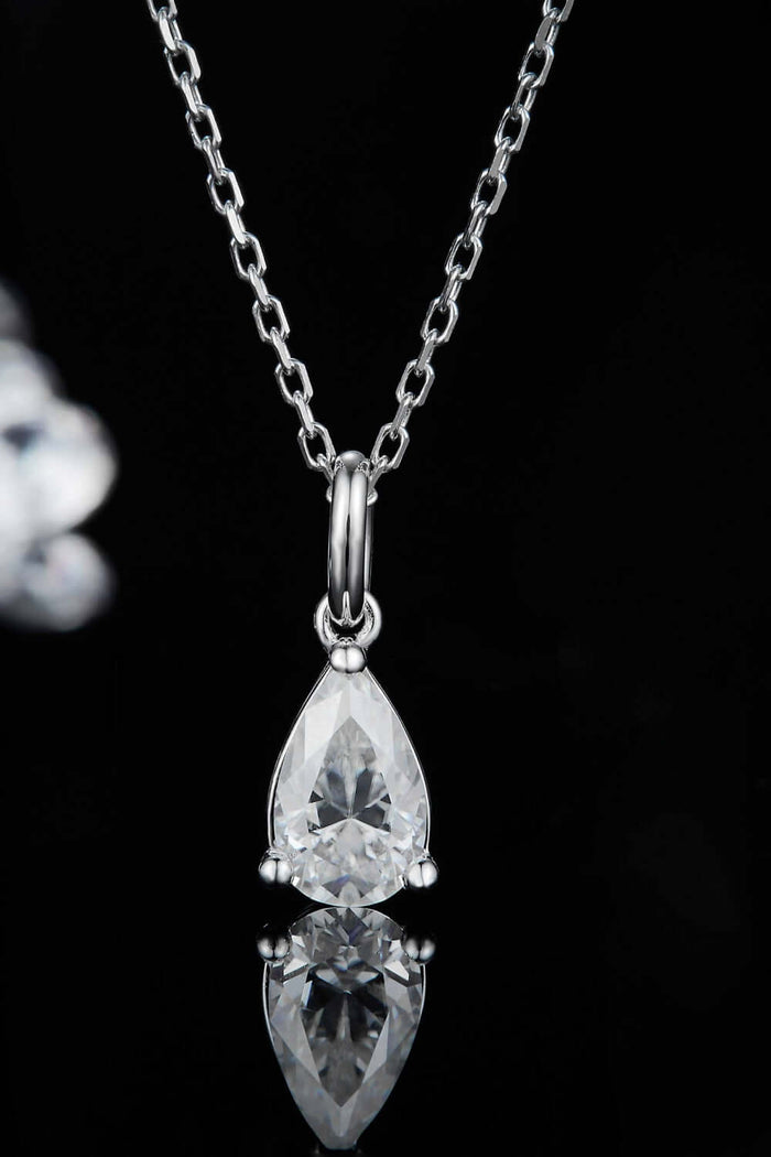 1 Carat Moissanite 925 Sterling Silver Necklace | Jewelry