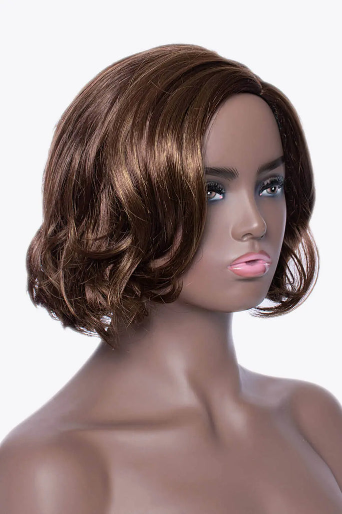 Full Machine Short Wave Bobo Wigs in Brown 10'' | Hair