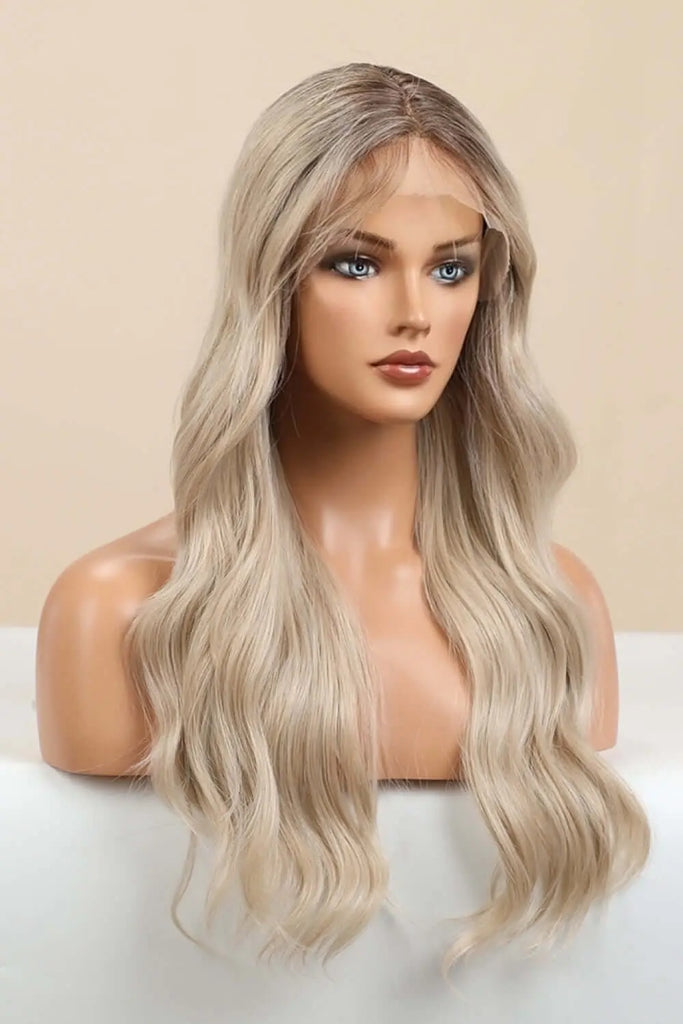 13*2" Wave Lace Front Synthetic Wigs in Gold 26" Long 150% Density | Hair