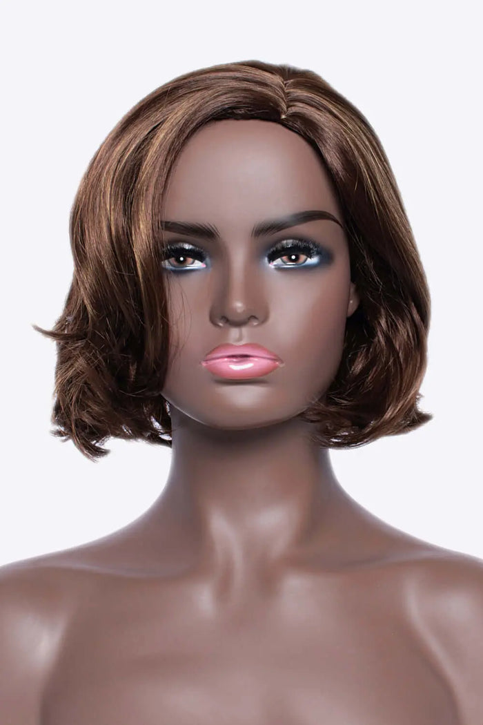 Full Machine Short Wave Bobo Wigs in Brown 10'' | Hair