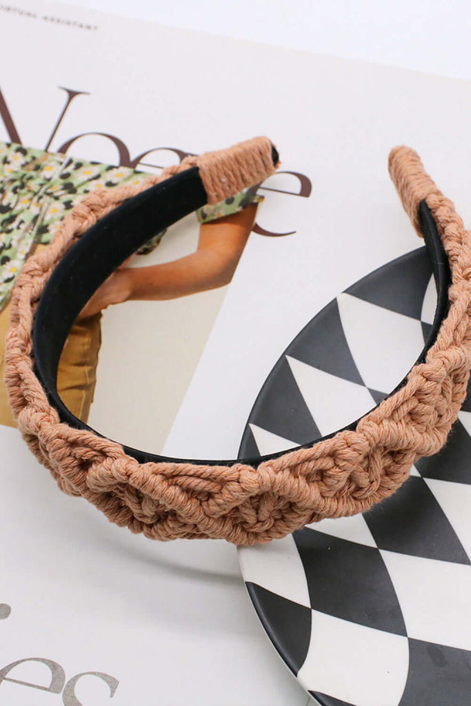 Can't Stop Your Shine Macrame Headband | Hair