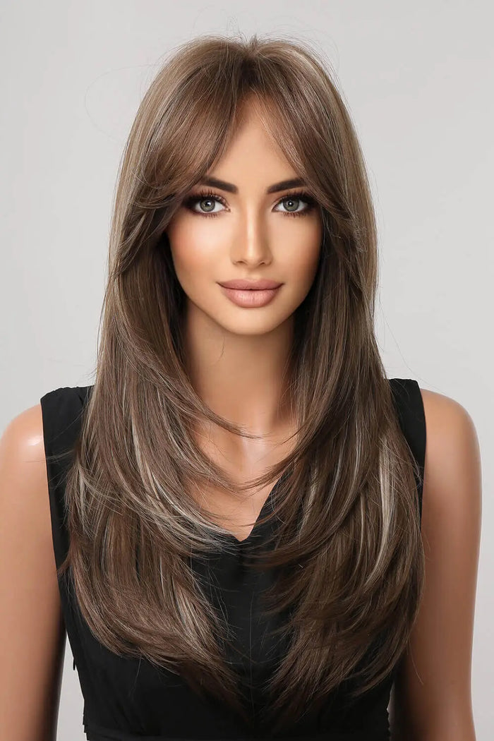 13*1" Full-Machine Wigs Synthetic Long Straight 22" | Hair
