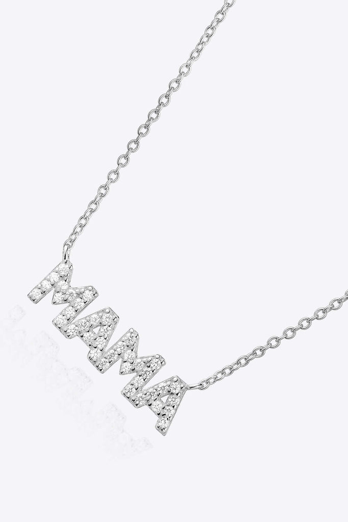 MAMA Zircon 925 Sterling Silver Necklace | Jewelry