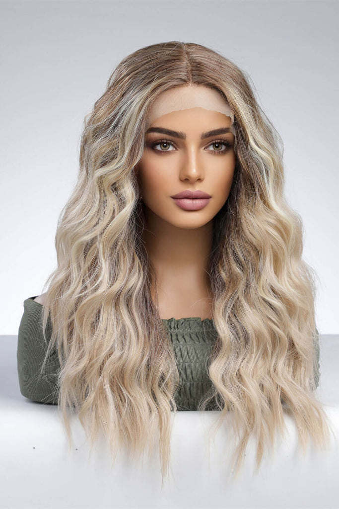 13*2" Lace Front Wigs Synthetic Long Wave 24'' 150% Density | Hair