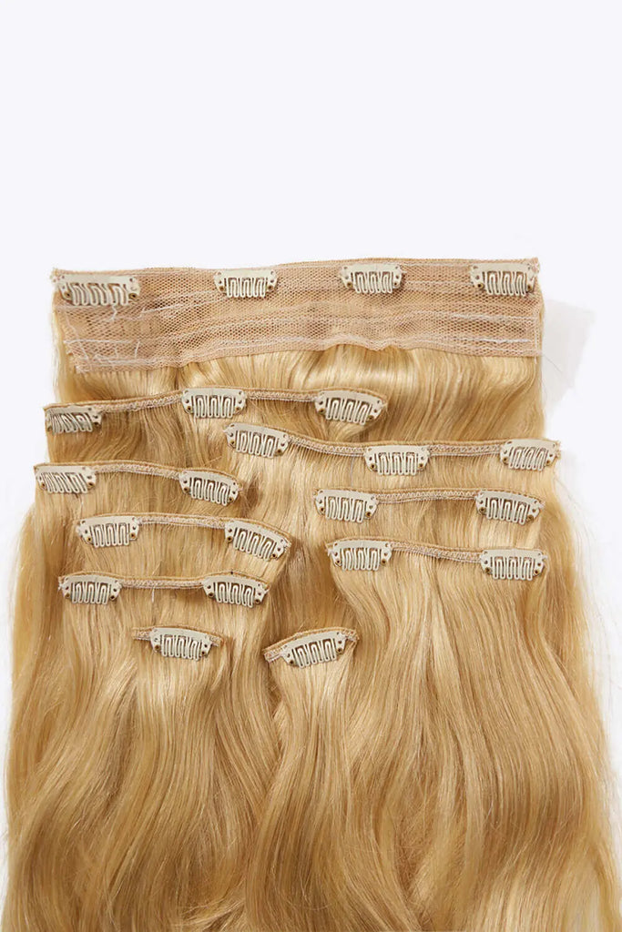 18" 200g #613 Straight Clip-in Hair Extensions Human Hair | Hair