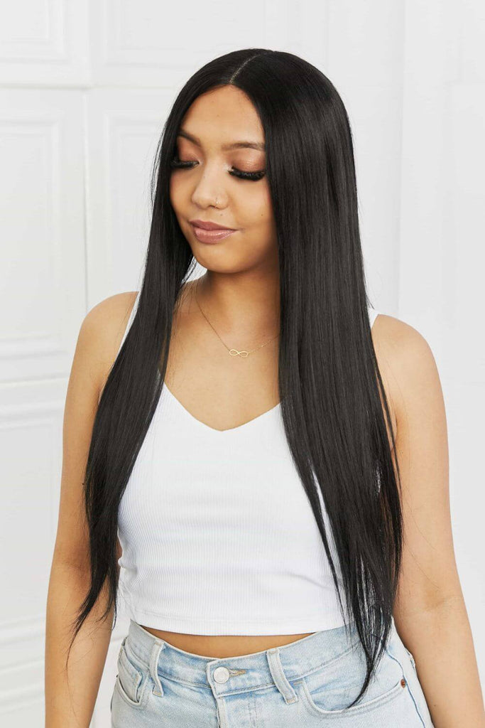 13*2" Long Lace Front Straight Synthetic Wigs 26" Long 150% Density | Hair