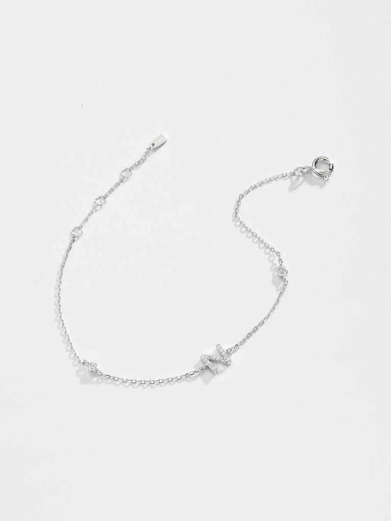 L To P Zircon 925 Sterling Silver Bracelet | Jewelry
