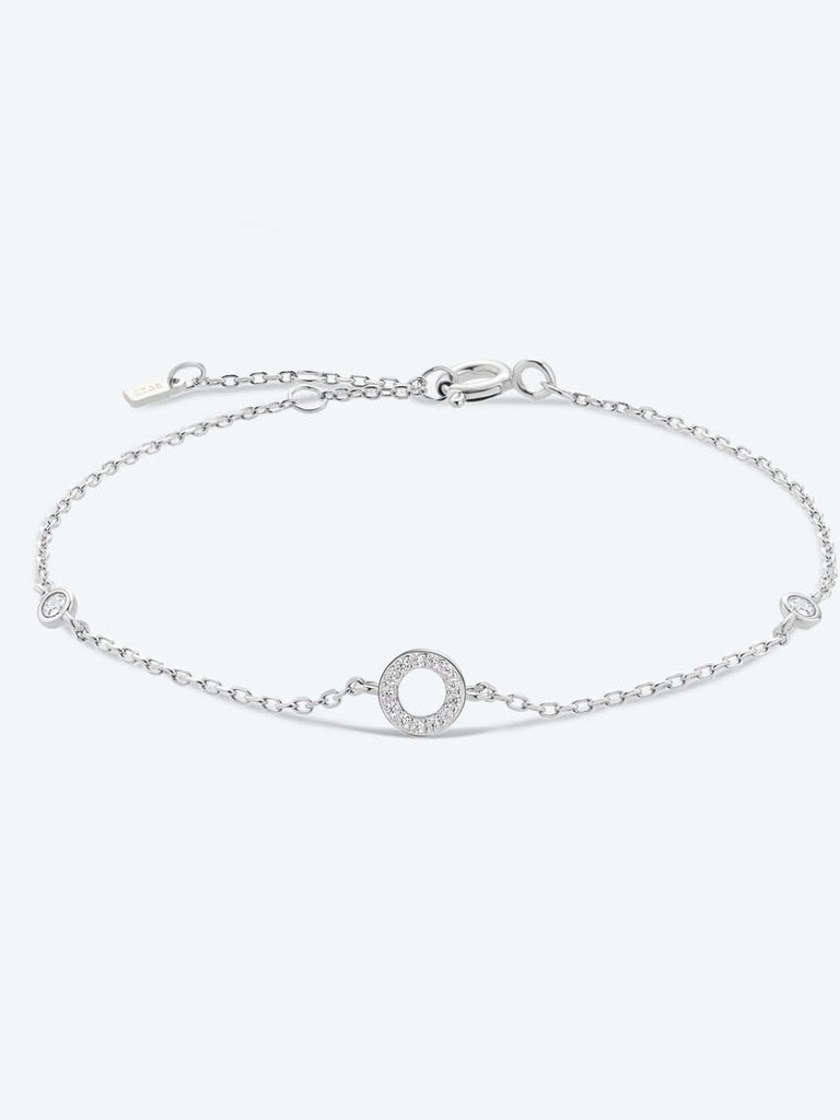 L To P Zircon 925 Sterling Silver Bracelet | Jewelry