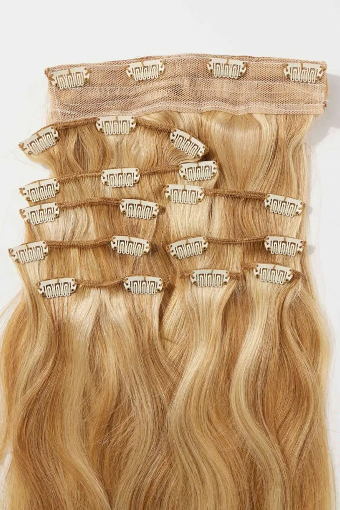 18" 200g #613 Straight Clip-in Hair Extensions Human Hair | Hair