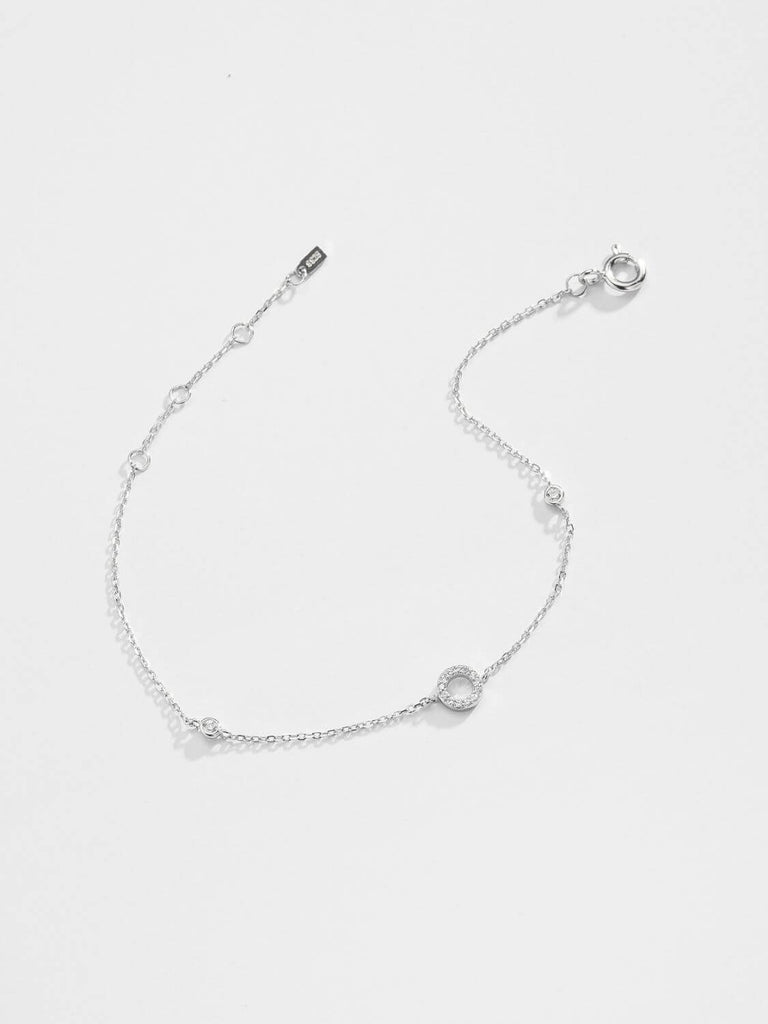 L To P Zircon 925 Sterling Silver Bracelet | Jewelry
