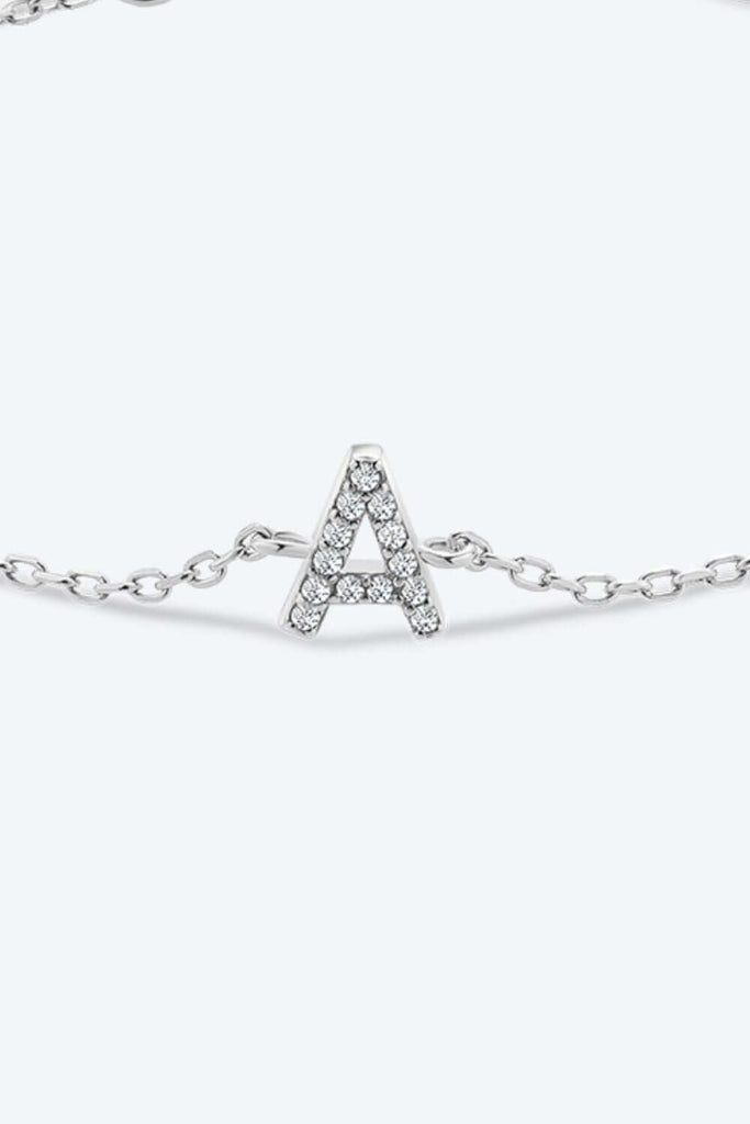 A To F Zircon 925 Sterling Silver Bracelet | Jewelry