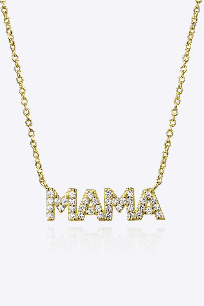 MAMA Zircon 925 Sterling Silver Necklace | Jewelry