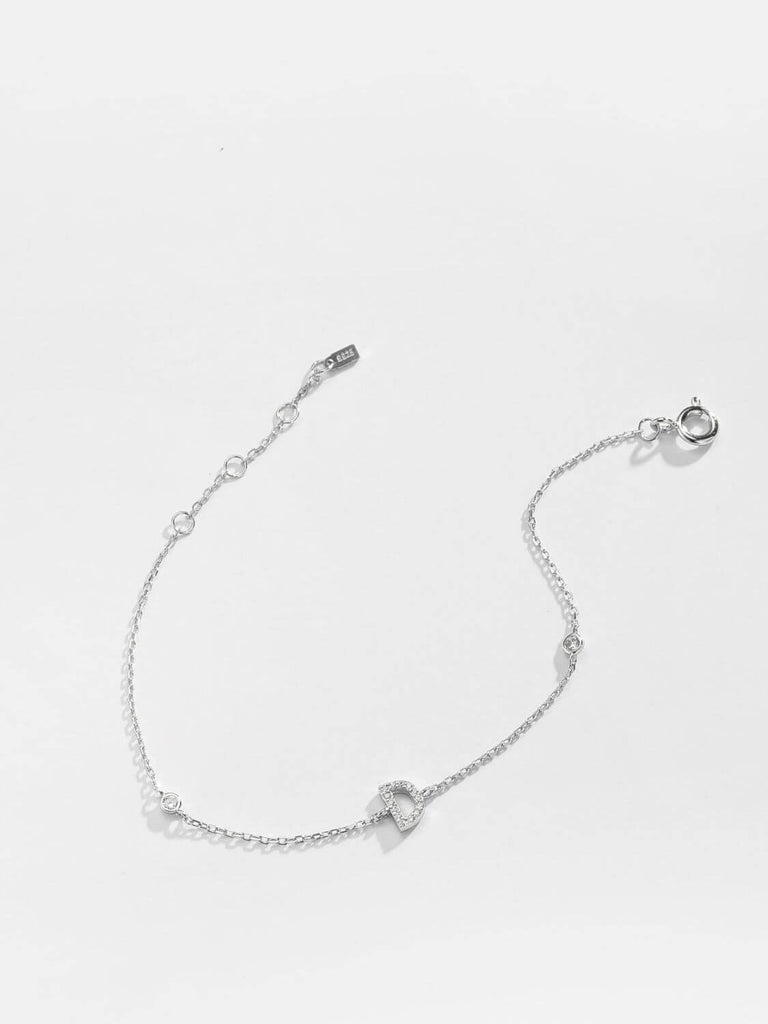 A To F Zircon 925 Sterling Silver Bracelet | Jewelry
