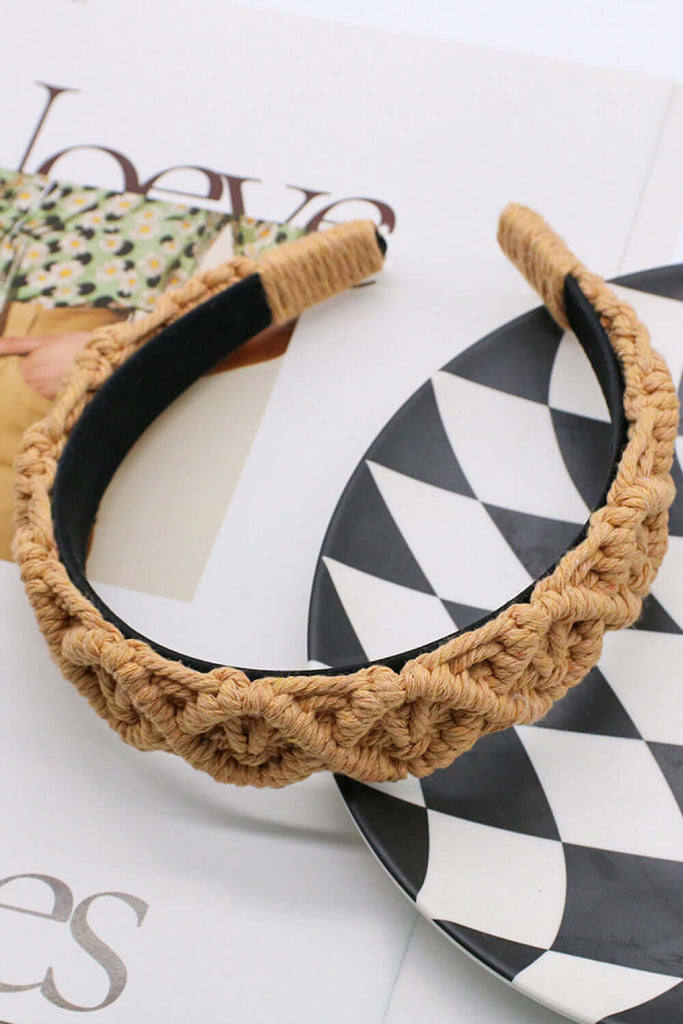 Can't Stop Your Shine Macrame Headband | Hair